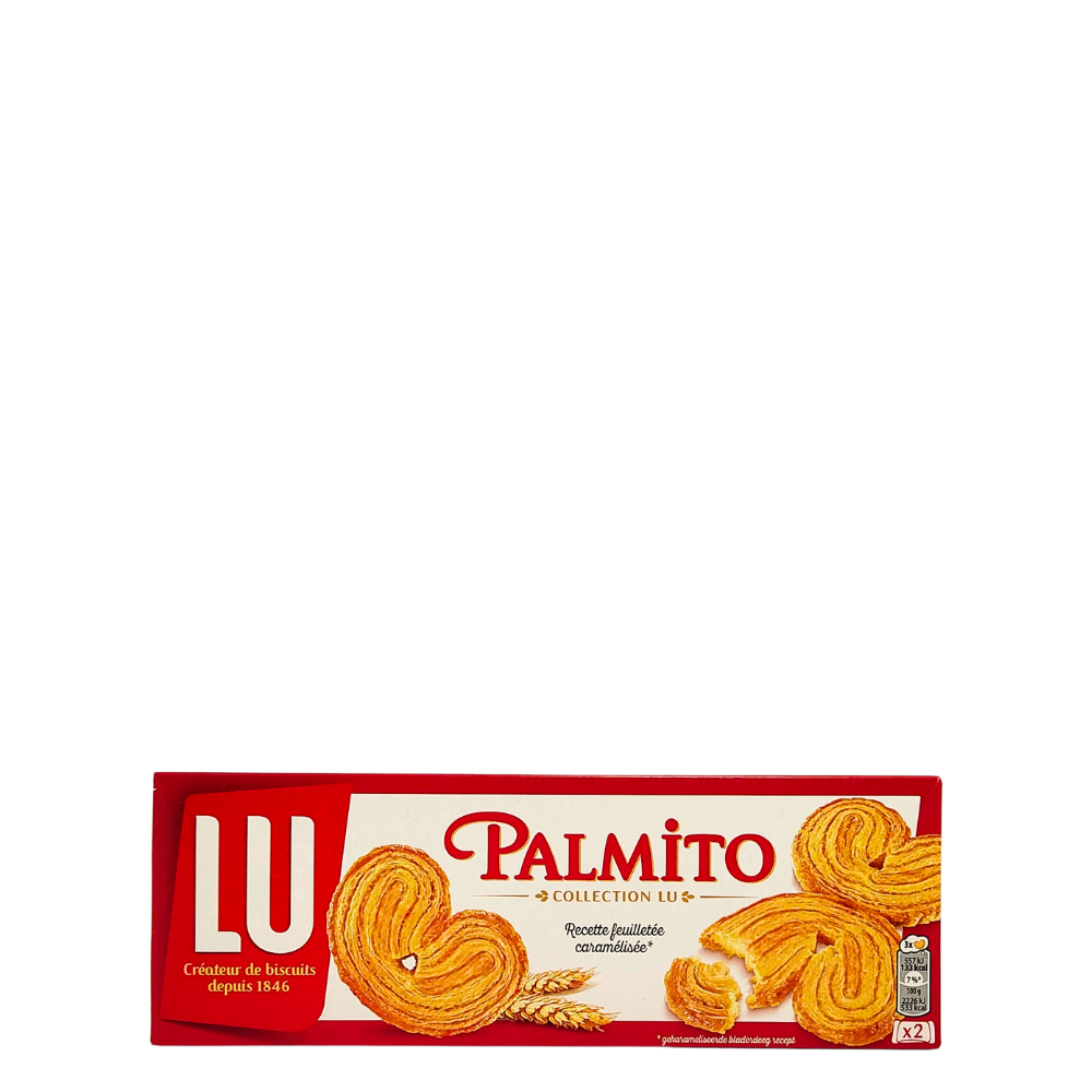 Caramelized puff pastry biscuits